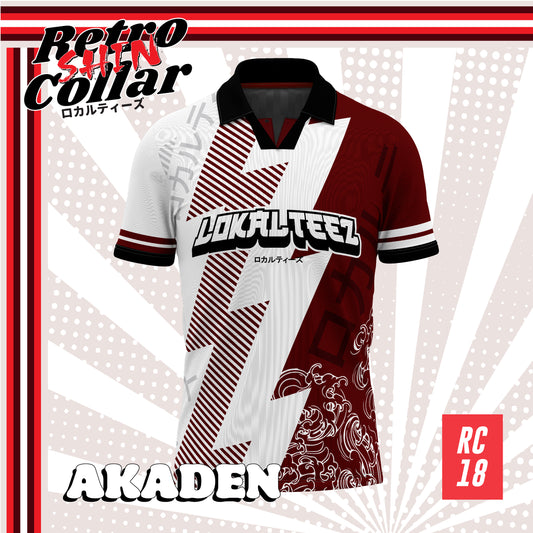 LOKALTEEZ RC18 Retro Collar SHIN Edition AKADEN 280GSM Lycra Retro Collar