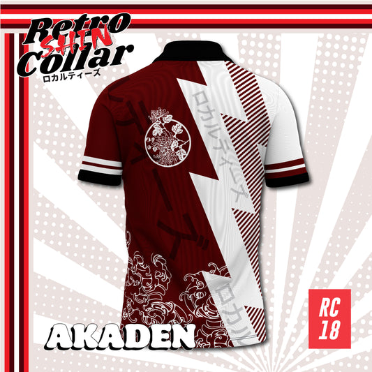 LOKALTEEZ RC18 Retro Collar SHIN Edition AKADEN 280GSM Lycra Retro Collar