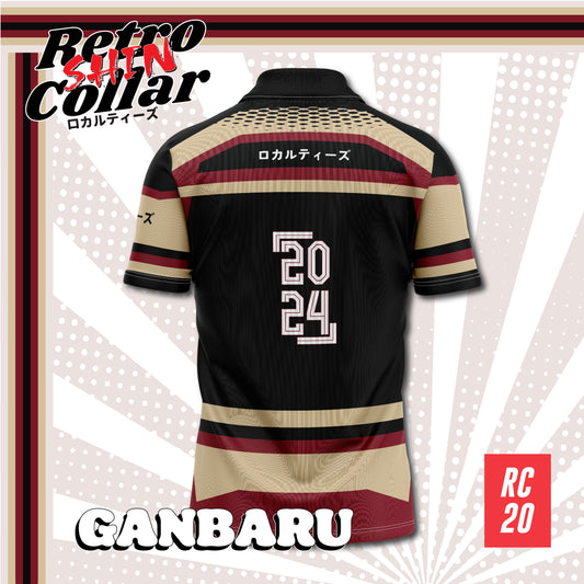 LOKALTEEZ RC20 Retro Collar SHIN Edition GANBARU 280GSM Lycra Retro Collar